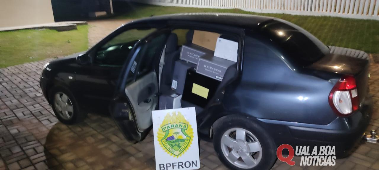 BPFRON apreende 03 veículos carregados com contrabando na Região