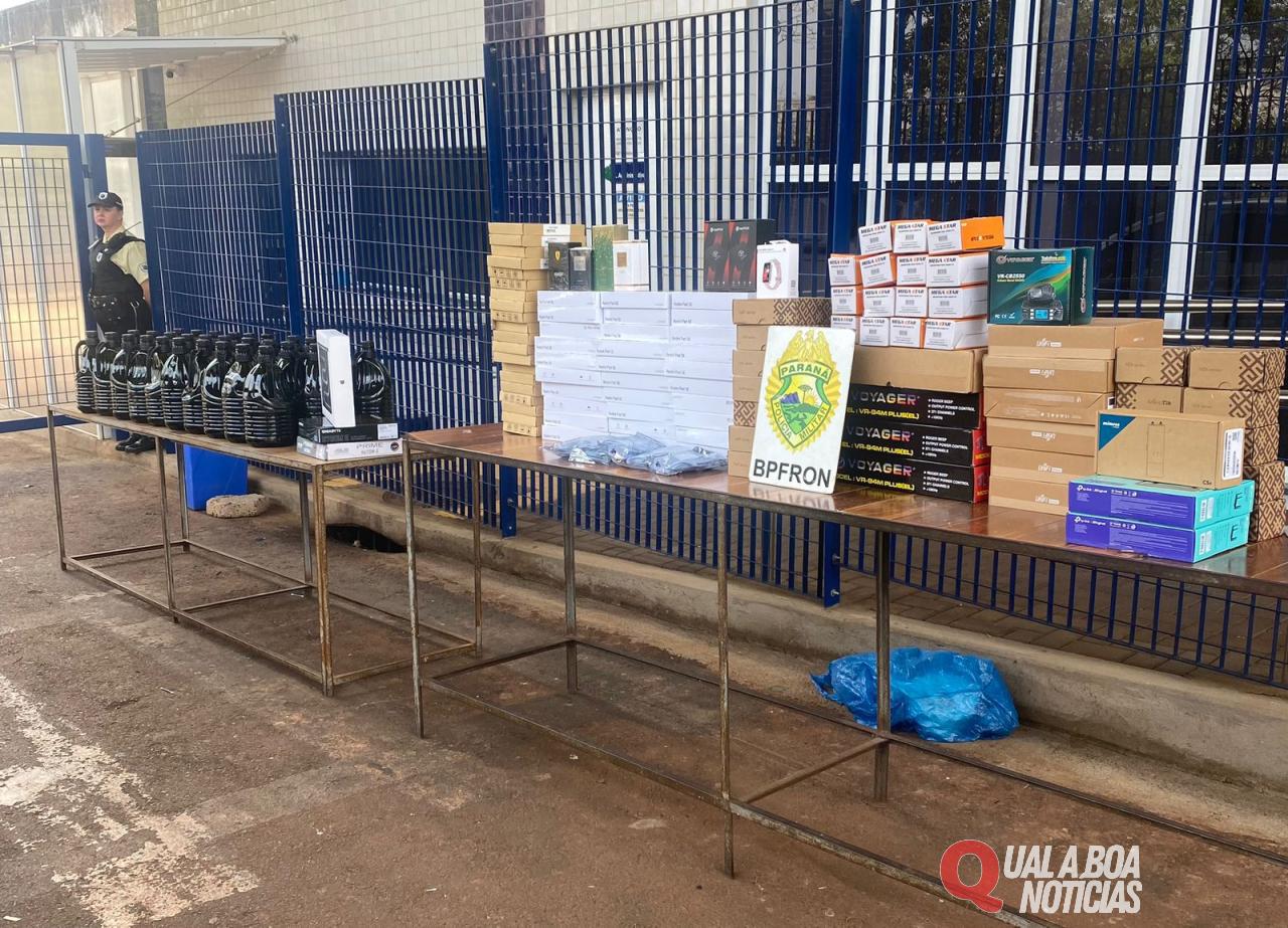 BPFRON prende dois homens por contrabando em São Miguel do Iguaçu