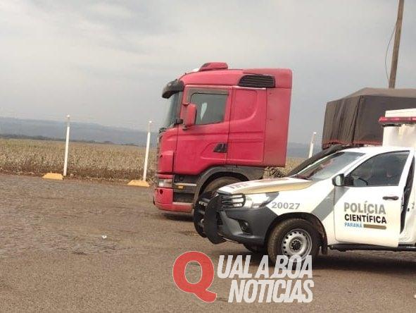 Caminhoneiro morre às margens da BR-163, entre Guaíra e Mercedes