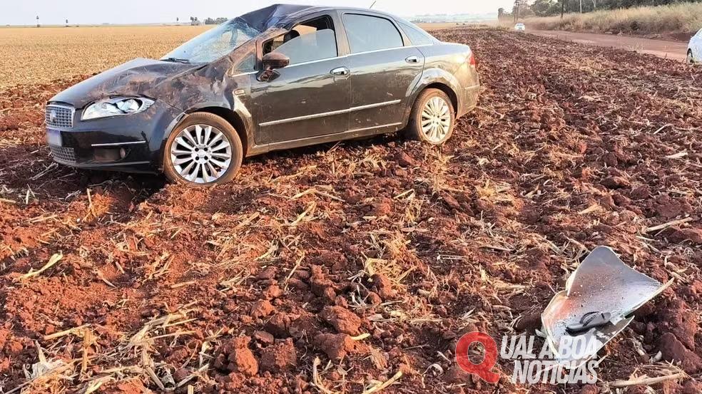 Criança de 5 anos morre após carro capotar em estrada no interior de MS
