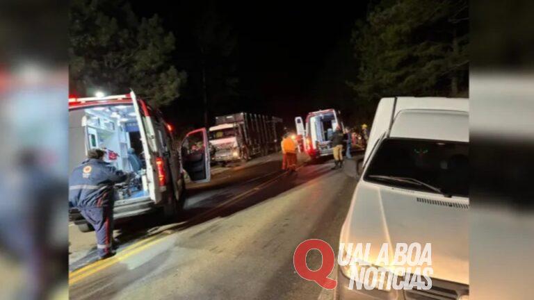 Duas mulheres morrem em acidente na PR-340; Uma das vítimas era gestante