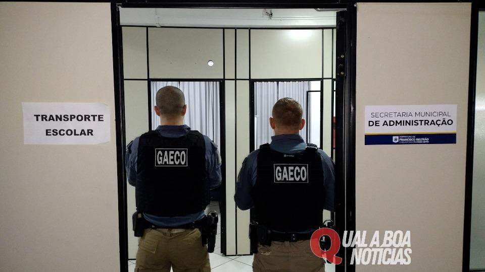 Empresários são alvos de operação em Francisco Beltrão; Suspeitos de fraudar licitações do transporte escolar