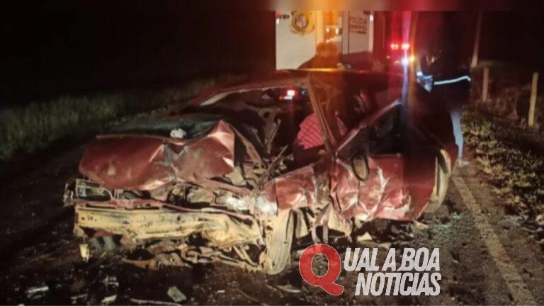 Grave acidente com vitima fatal é registrado na PRC-487; Homem morre e sete pessoas ficam feridas