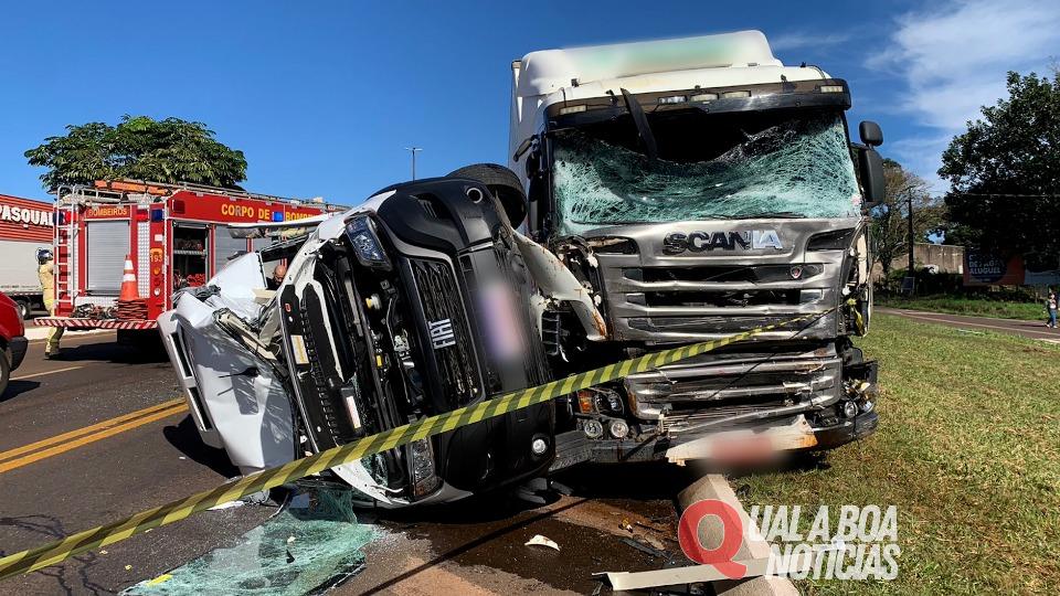 Jovem morre em grave acidente na BR-277, em Santa Tereza do Oeste