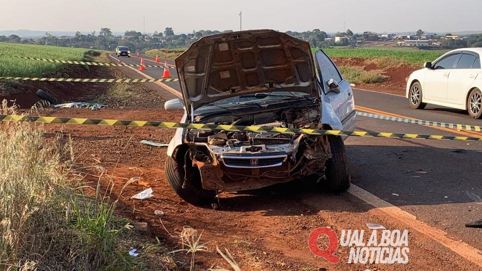 Motorista capota carro e morre ejetado na PR-180, em Cascavel