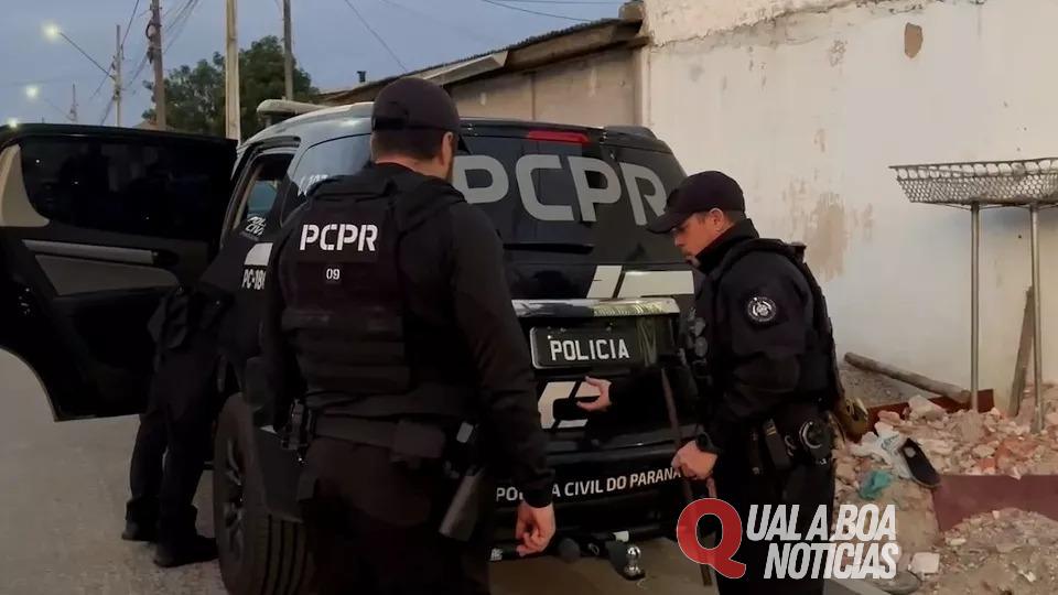 Operação da PCPR prende criminosos que fizeram trabalhadores reféns durante roubo de cargas
