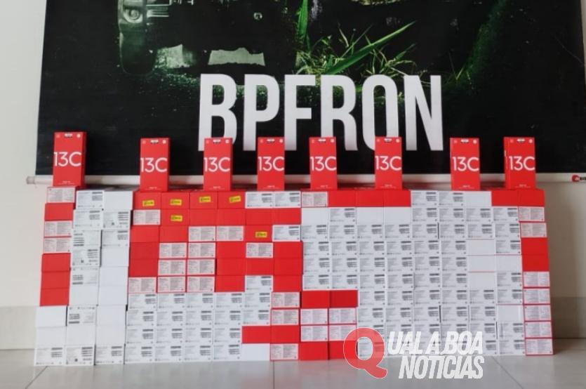 Operação Protetor: BPFRON prende jovem que transportava 186 celulares em Umuarama