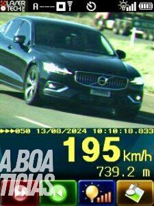 PRF registra em Toledo a terceira maior velocidade do ano em rodovias federais