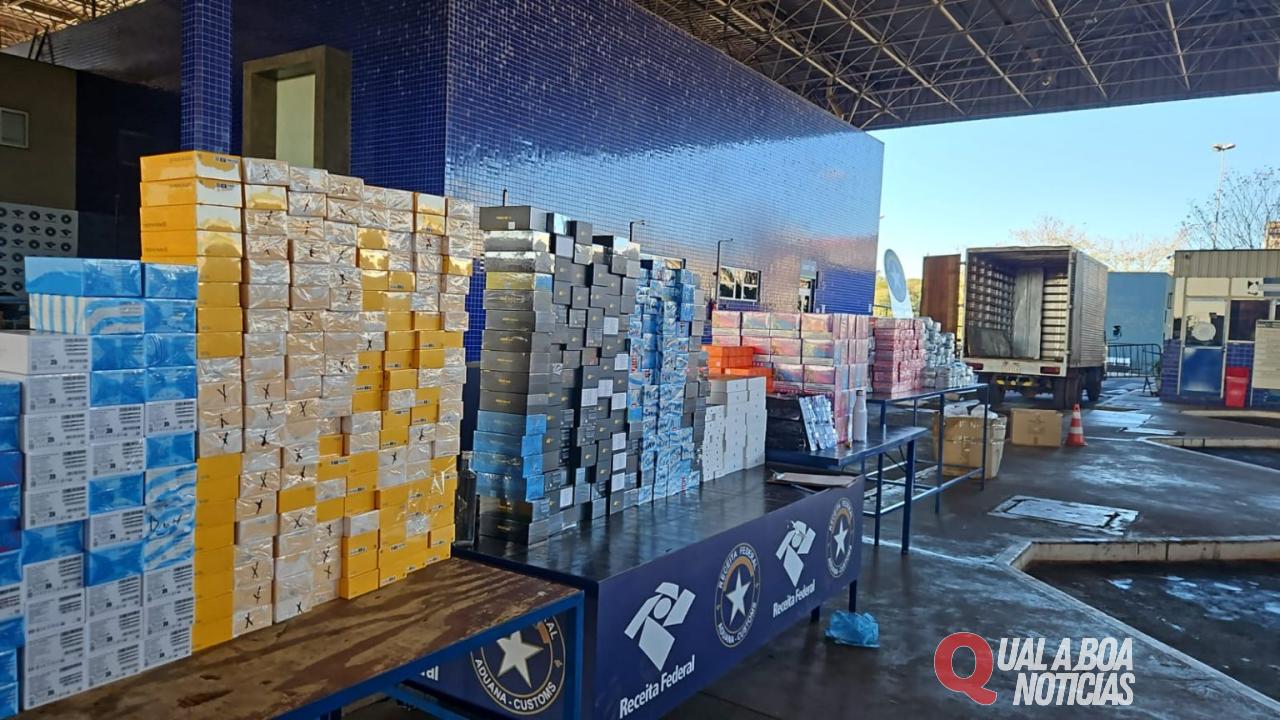 Região: Receita Federal apreende cerca de 200 kg de maconha e prende um homem na Ponte Internacional da Amizade