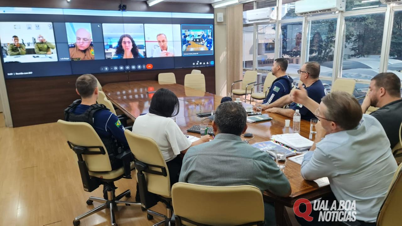Reunião com forças de segurança trata sobre trânsito no entorno da BRF Toledo