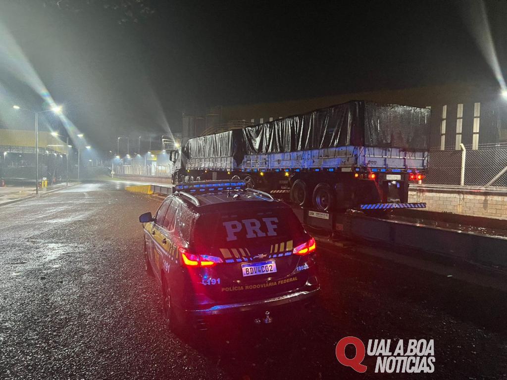 Bitrem com mais de 14 toneladas de maconha é apreendido pela PRF