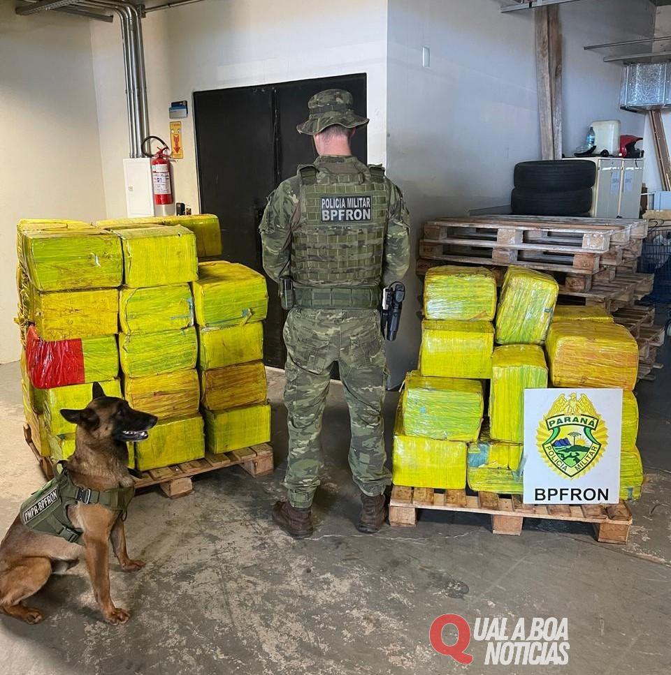 BPFron apreende quase uma tonelada e meia de maconha no interior rondonense