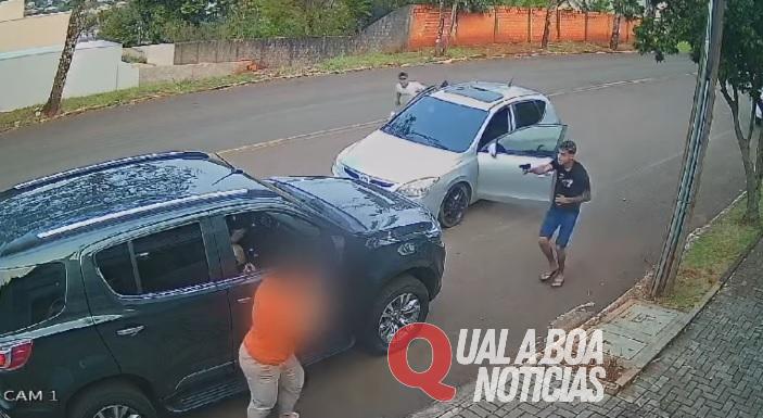 Em Matelândia: Mulher é sequestrada em plena luz do dia; Veja o vídeo