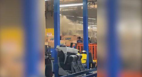 Explosão com princípio de incêndio deixa pessoas feridas em empresa de Cascavel