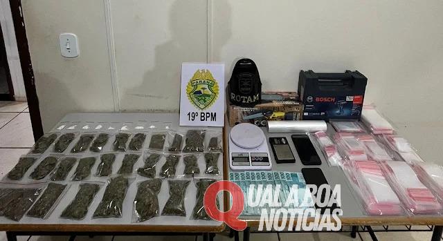 Homem é preso em flagrante por tráfico de drogas em Toledo