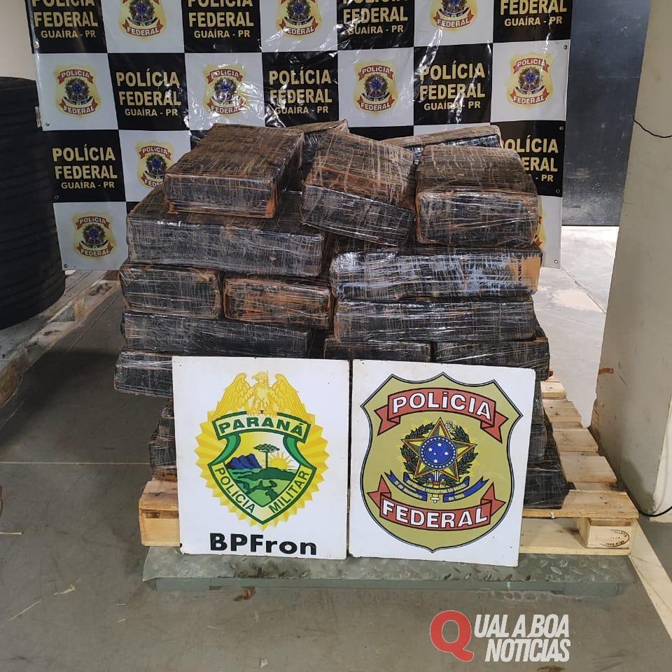 Na Região: Traficantes fogem e abandonam carga de 573kg de maconha