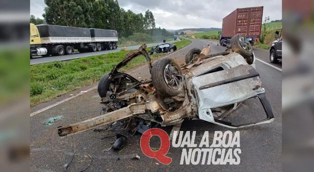 Acidente mata duas mulheres na BR-376 em Ponta Grossa