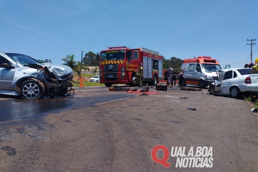 Choque frontal em Umuarama deixa um morto e um ferido