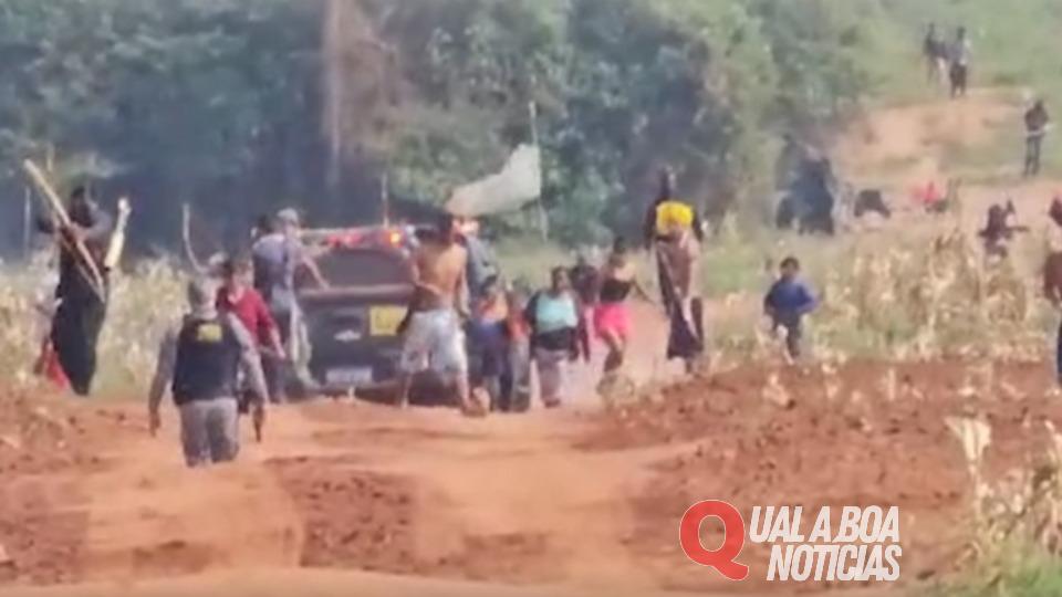 Indígenas atacam agricultores com pedras durante plantio em Guaíra
