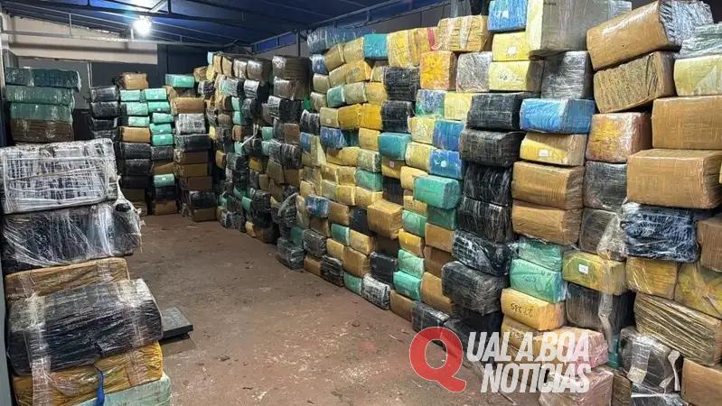 PCPR apreende 11 toneladas de maconha nas proximidades do Lago de Itaipu em Foz do Iguaçu