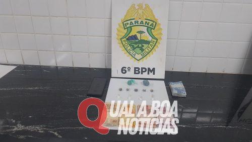 Adolescentes são flagrados realizando tráfico de drogas em Cascavel; Ambos foram detidos