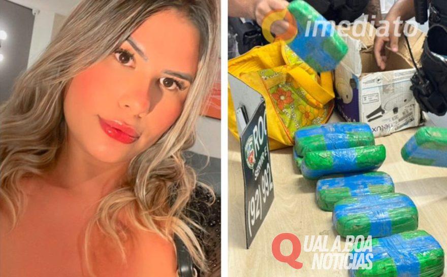 Advogada é presa com 10 kg de cocaína em operação da ROCAM