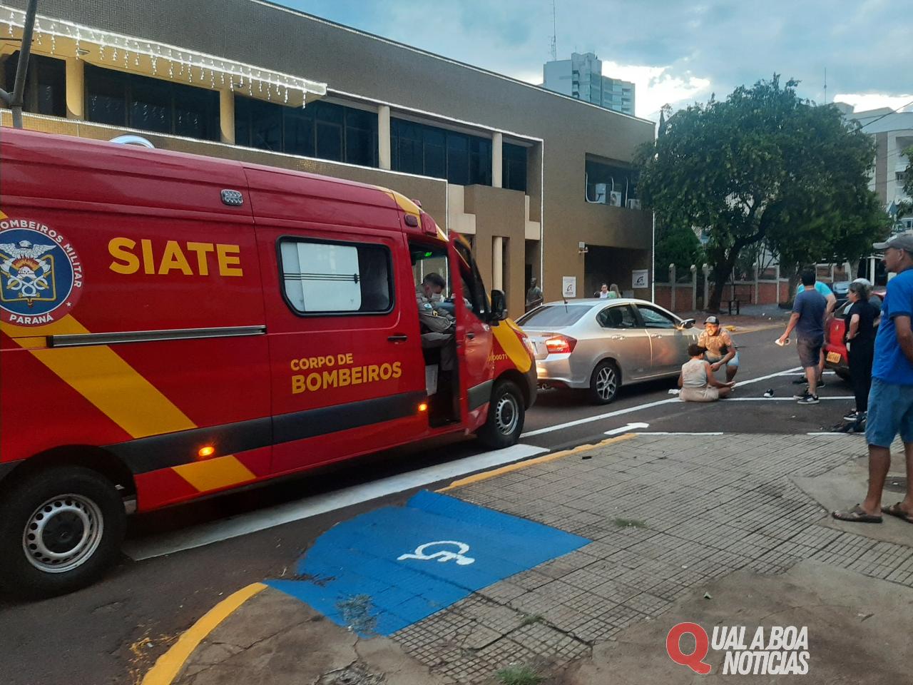 Agora em Toledo: Colisão envolvendo veiculo e patinete é registrada no centro