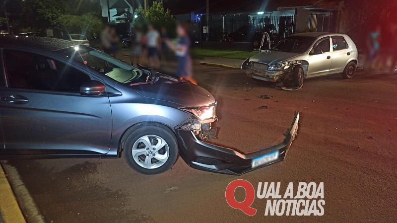 Colisão é registrada no Jardim Pancera em Toledo; Mulher fica ferida