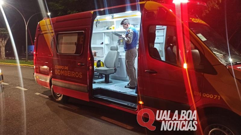 Condutor bate em árvore ao desviar de cachorro na Maripá, em Toledo
