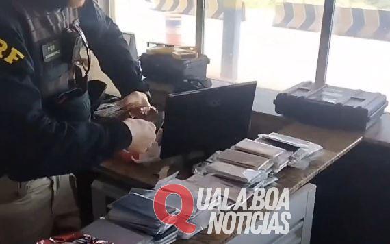 Em Céu Azul: Passageiras de ônibus são detidas pela PRF, com mais de 100 iPhones escondidos no corpo