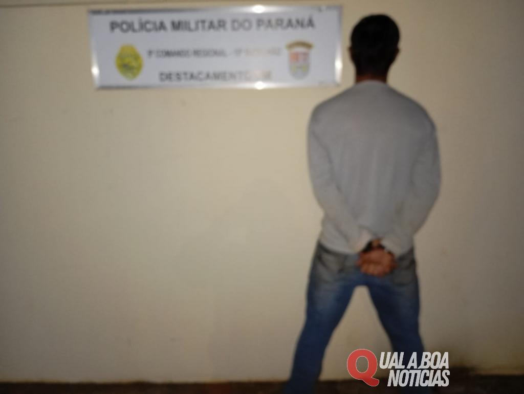 Homem é detido por desacato durante abordagem policial em São Pedro do Iguaçu