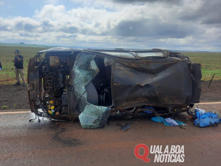 Jovem de 24 anos perde a vida em capotamento na PR-585 em São Pedro do Iguaçu