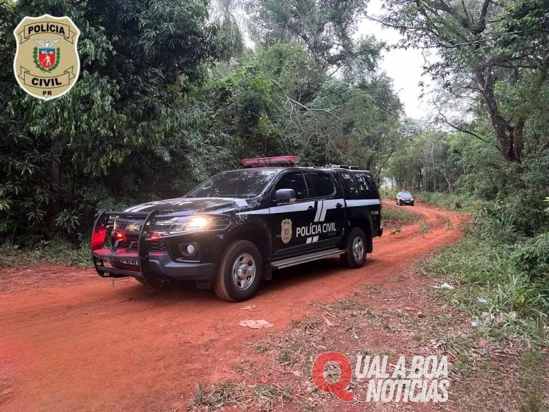 Polícia encontra corpo de mulher enrolado em cobertor em Guaíra