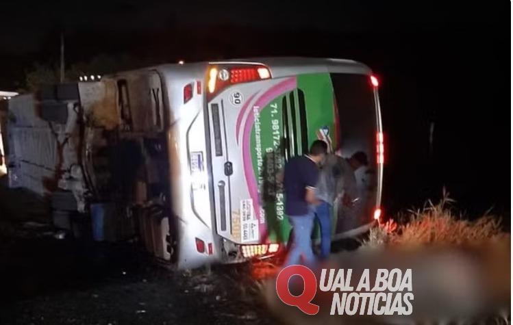 Tragédia na BR-110: Acidente com ônibus de viagem deixa quatro mortos e 16 feridos