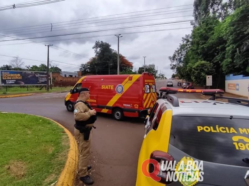 Acidente deixa mulher e criança feridas em Marechal Rondon