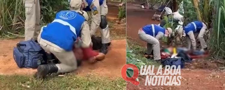 Cascavel: Mulher sofre tentativa de assassinato com pedradas após esfaquear homem