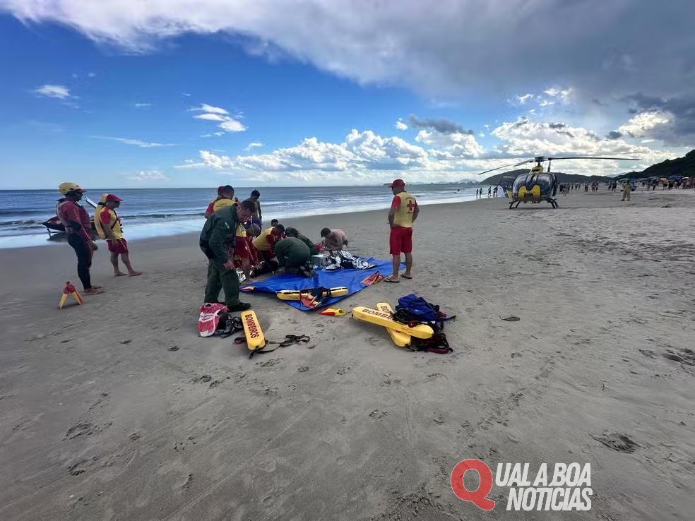Em Matinhos: Dois jovens de 24 anos morrem afogados na Praia Mansa, no litoral do estado
