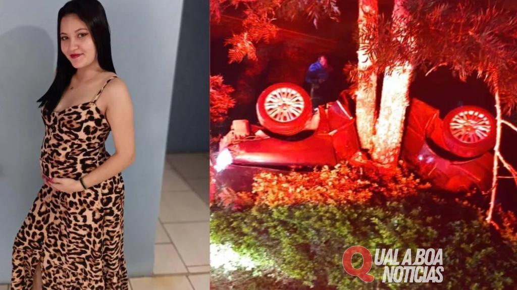 Gestante de 17 anos morre após carro em que estava bater contra árvore no Paraná