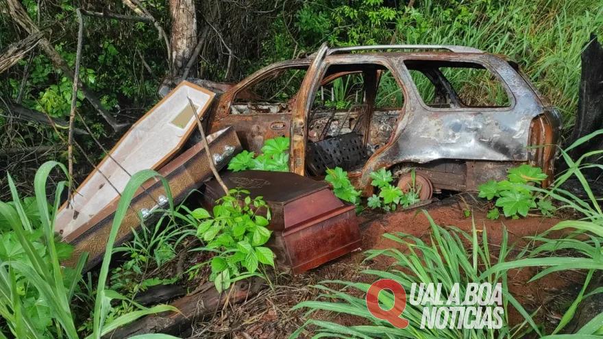 Macabro: Caixões são encontrados às margens da rodovia PR-170 no Paraná