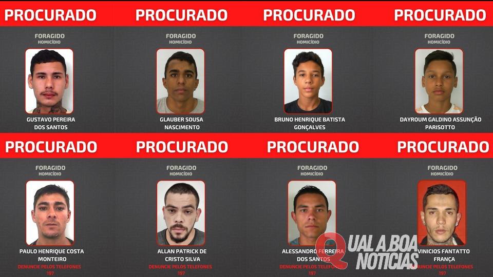 Polícia procura oito foragidos por homicídios no Paraná