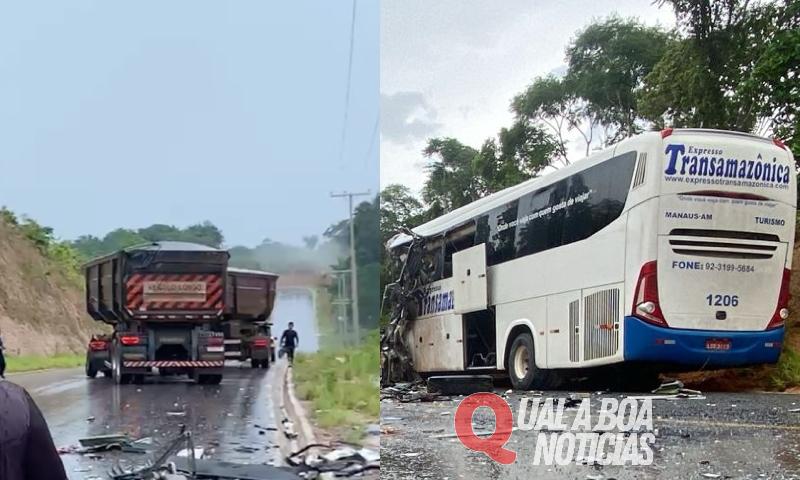 Tragédia: Corpos de passageiros de ônibus são dilacerados em acidente no Amazonas; Veja!