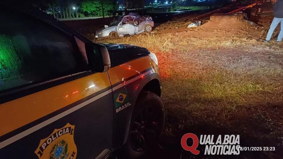 Acidente Fatal: Jovem morre e bebê de dois meses fica gravemente ferido em capotamento na BR-369, no Paraná