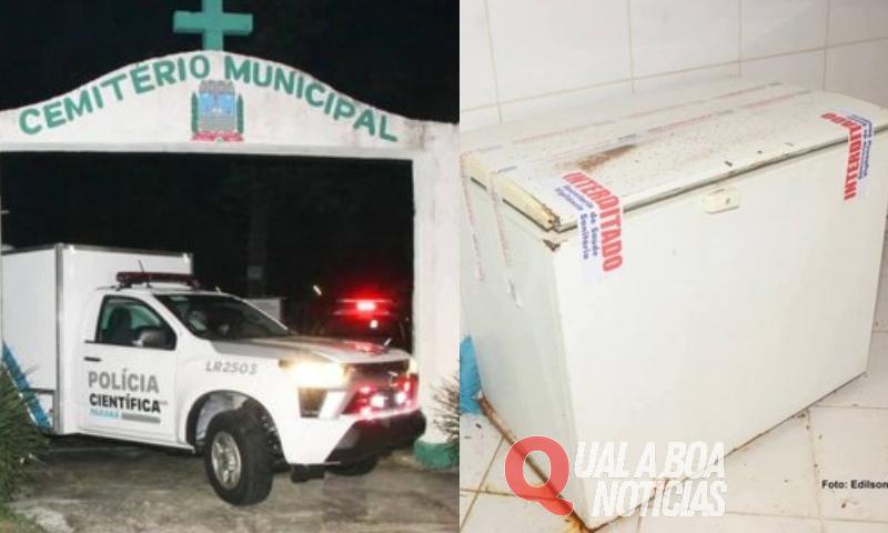 Açougue macabro”: prefeito descobre ossadas humanas e gatos congelados dentro de freezer em cemitério do Paraná; veja vídeo