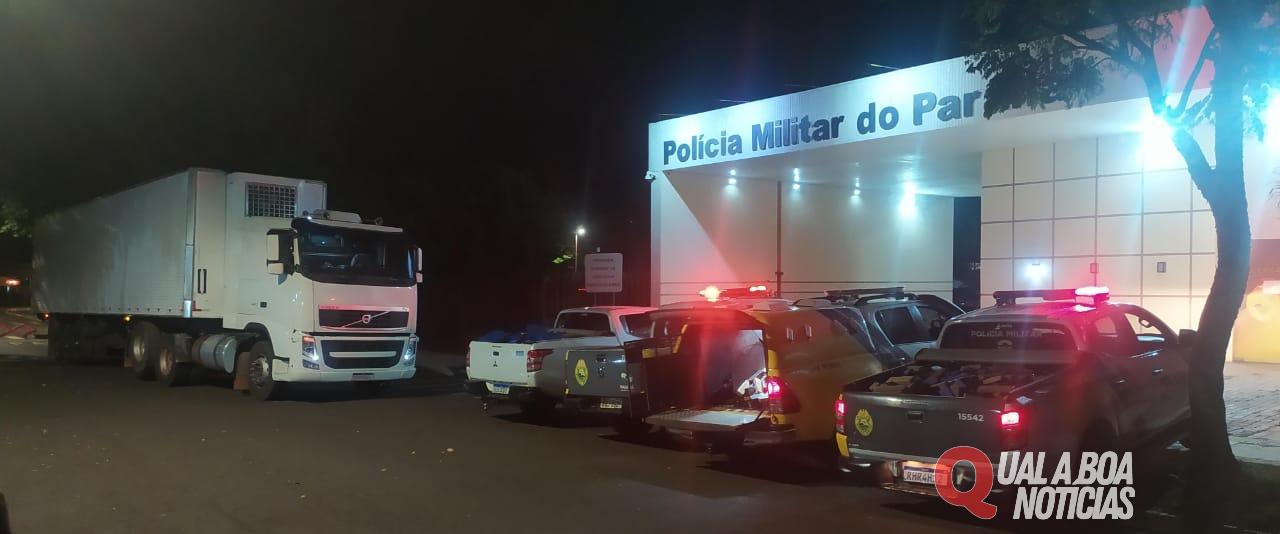 Após denúncia anônima: Caminhão com 1610 kg de maconha é aprendido pela PM de Toledo