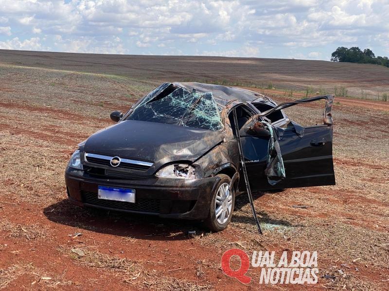 Condutor fica ferido em grave acidente, na Região