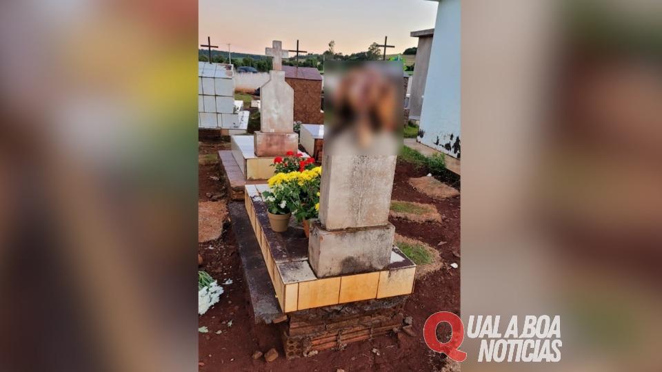 Em Cascavel: Túmulo é aberto em cemitério; local é utilizado para rituais