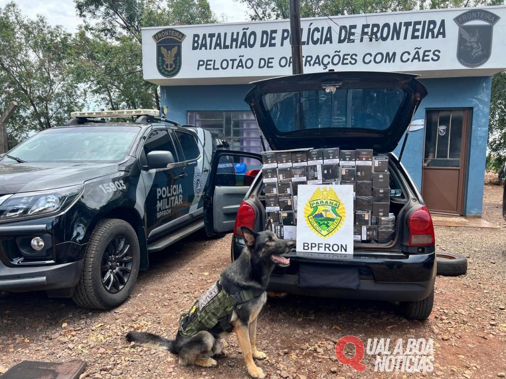 Em Marechal Rondon: Contrabandista abandona carro e consegue fugir a pé da polícia
