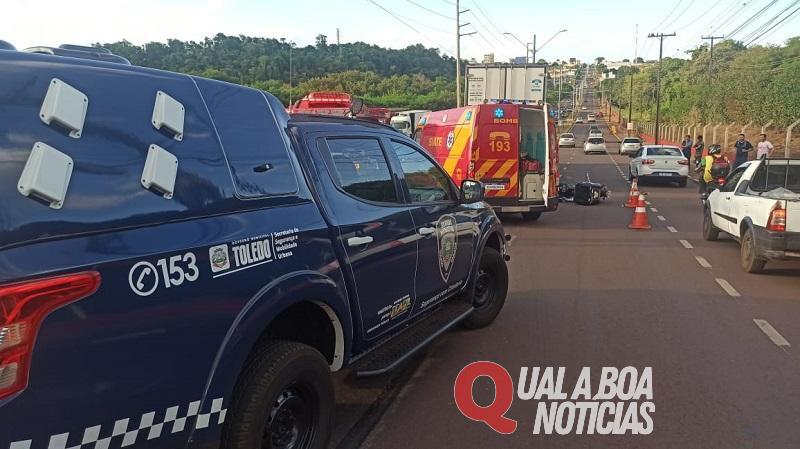 Jovem de 22 anos morre em acidente de trânsito em Toledo