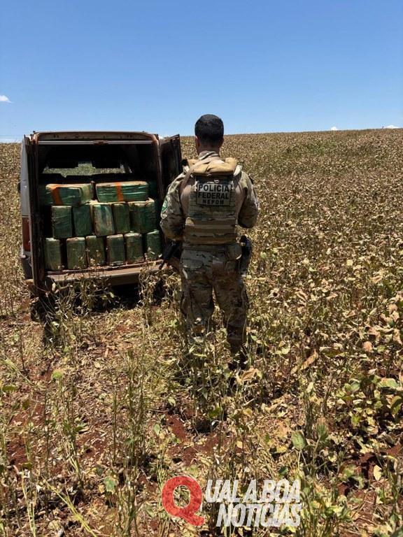 Mais de 900 kg de maconha são aprrendidos pela PF em Santa Helena