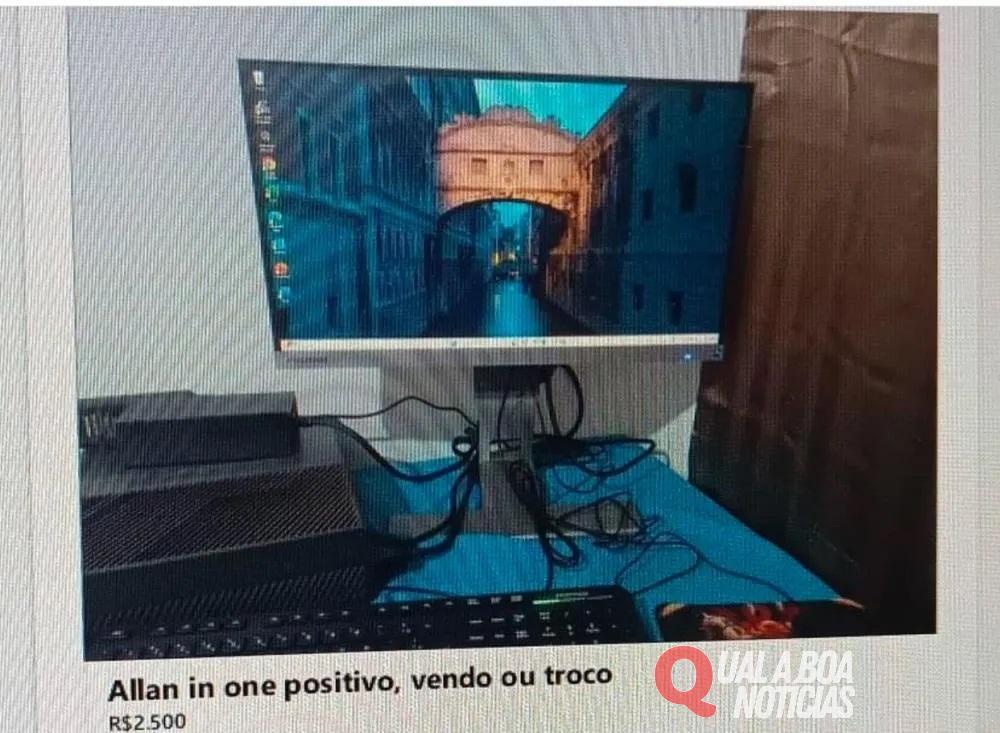 Mulher suspeita é indiciada furto e venda computador, em Palotina